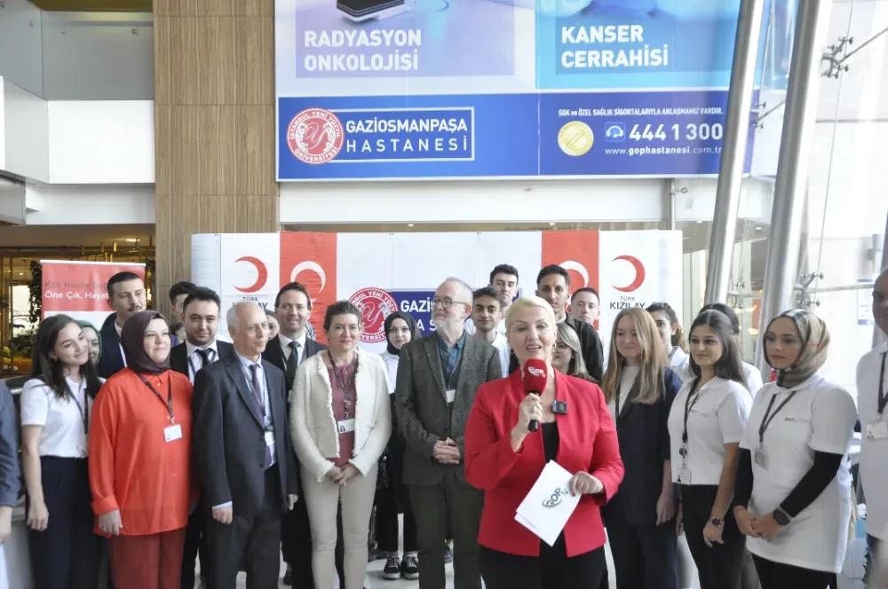 ÖZEL GAZİOSMAPAŞA HASTANESİ KÖK HÜCRE BAĞIŞ KAMPANYASI YAPTI