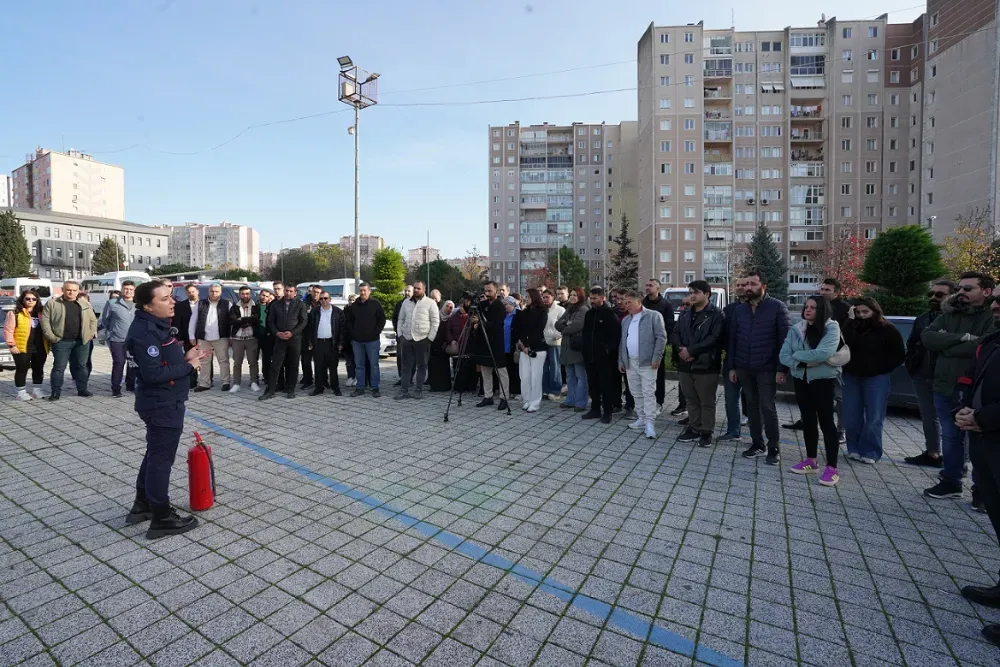  BEYLİKDÜZÜ BELEDİYESİ’NDEN ÇALIŞANLARINA YANGIN GÜVENLİK EĞİTİMİ